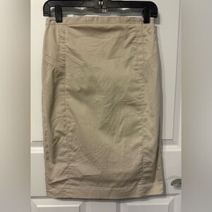 Express Women's Tan Pencil Skirt
